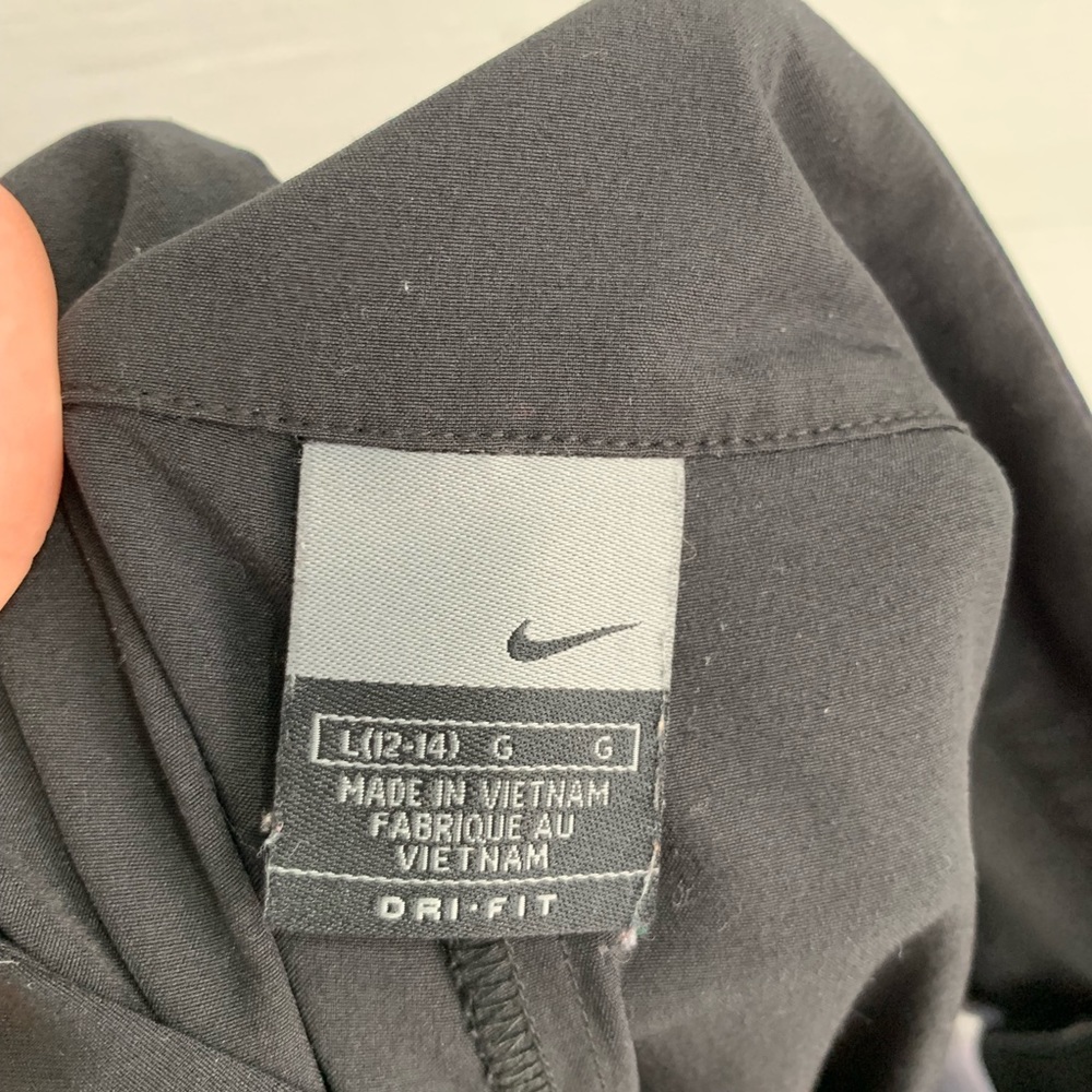 Nike Black Flat Front Athletic Warm Up Pants - Picture 6 of 8